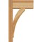 Ekena Millwork Thorton Block Rough Sawn Outlooker, Western Red Cedar, 6"W x 12"D x 20"H OUT06X12X20THR05RWR - alternate 2